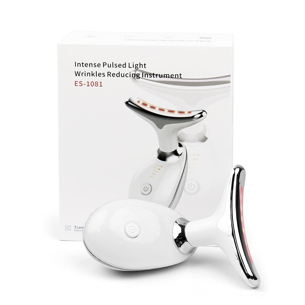 Neck Beauty Instrument with Vibration and Photon Therapy