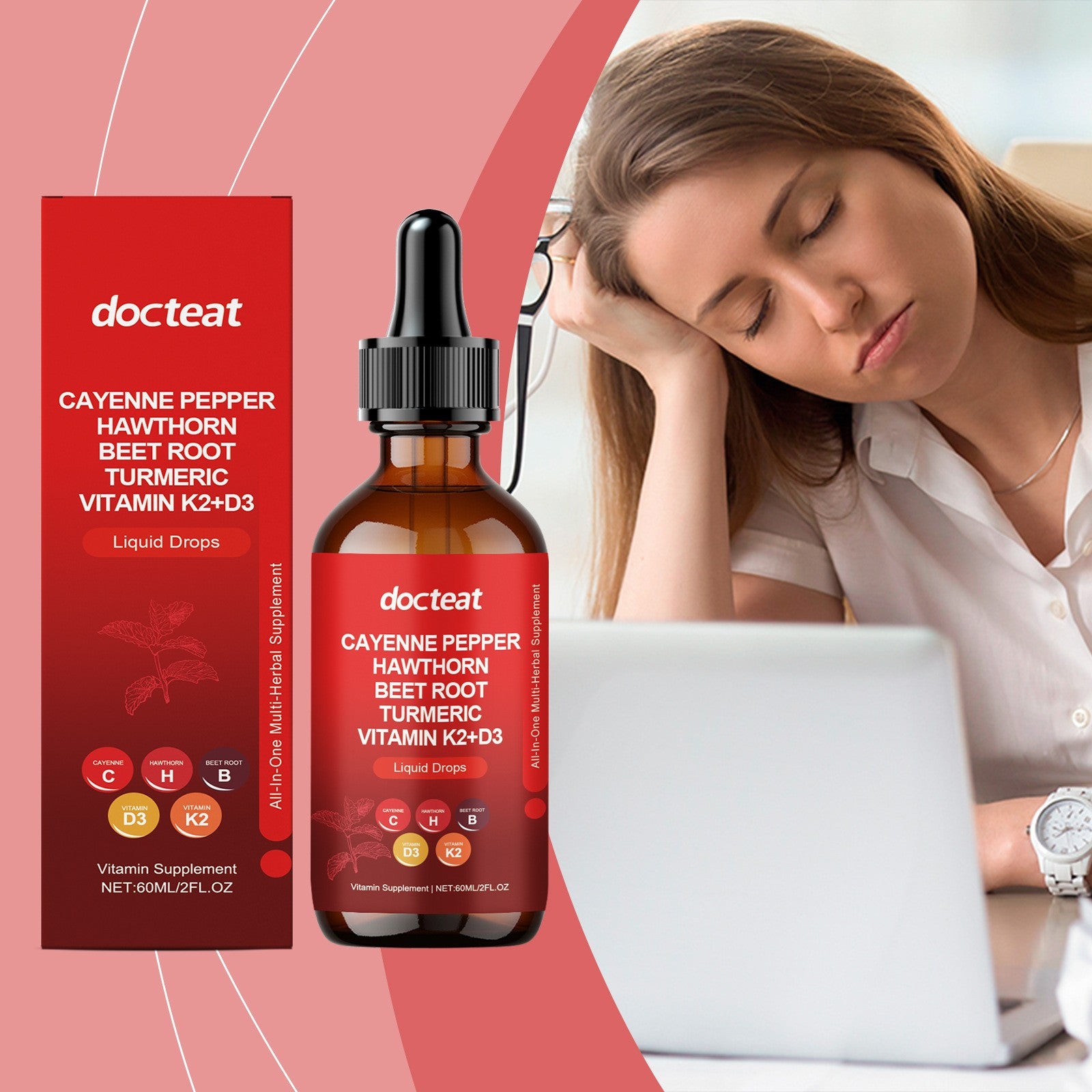 Docteat Vitamin PCOS Supplement Drops